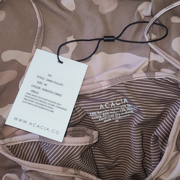 New acacia sano bodysuit surf suit Dakota camo M - Picture 3 of 16